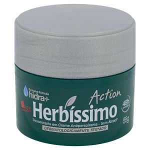 Desodorante Herbissimo Creme 55G Masculino Action