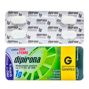 Dipirona 1Gr 4 Comprimidos - Neo Quimica (GENÉRICO) 