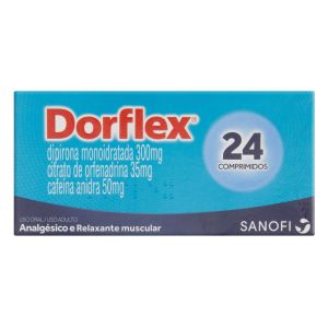 Dorflex 35mg + 300mg + 50mg Caixa com 24 Comprimidos
