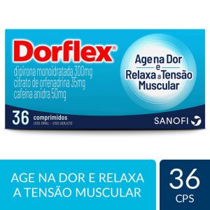 Dorflex 35mg + 300mg + 50mg Caixa com 36 Comprimidos