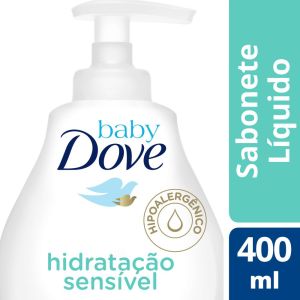 Dove Baby Sabonete Liquido Hidratacao Sensivel 400mL