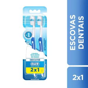 Escova Dental Oral-B Indicator Plus Nº 40 Macia Leve 2 Pague 1 Sortido
