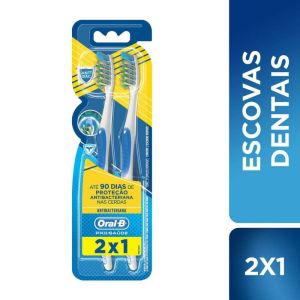 Escova Dental Oral-B Pro-Saúde Antibacteriana Nº 40 Macia 2 Unidades
