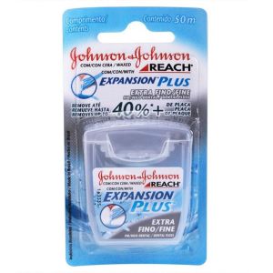 Fio Dental Johnson & Johnson Reach Expansion Plus Extra Fino 50M
