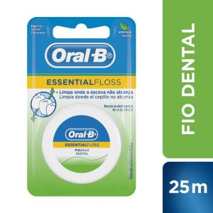 Fio Dental Oralb Essential Floss Menta 25 Metros