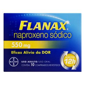 Flanax 550mg Caixa com 10 Comprimidos Revestidos