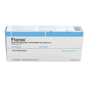 Florax 50 Milhões/mL Caixa com 5 Flaconetes com 5mL de Suspensão de Uso Oral