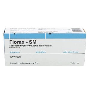 Florax Sm 100Mi/mL Caixa com 5 Flaconetes com 5mL de Solução de Uso Oral Adulto
