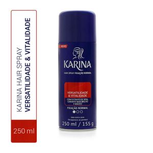 Hair Spray Karina Versatilidade & Vitalidade Fixação Normal