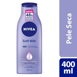 Hidratante Desodorante Nivea Soft Milk Pele Seca com 400mL