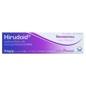 Hirudoid 5mg Caixa com 1 Bisnaga com 40G de Pomada de Uso Dermatológico