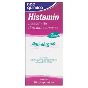 Histamin 2mg Caixa com 20 Comprimidos
