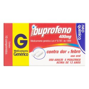 Ibuprofeno Comprimido 400mg Caixa com 10 Comprimidos - Neo Quimica (GENÉRICO)