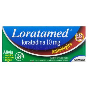 Loratamed Comprimido 10mg Caixa com 12 Comprimidos