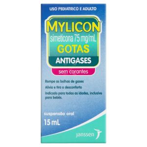 Mylicon 75mg/mL Caixa com 1 Frasco Gotejador com 15mL de Suspensão de Uso Oral