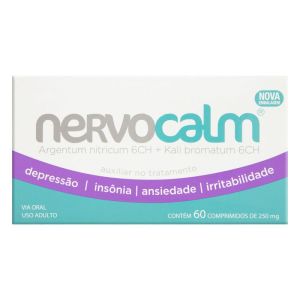 Nervocalm Calmante Natural 250 mg com 60 Comprimidos