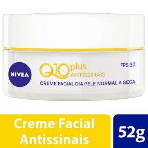 Creme Hidratante Facial Nivea Q10 Plus Antissinais Diurno Fps 30 52G