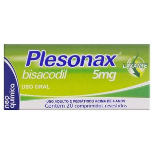 Plesonax 5mg Caixa com 20 Comprimidos Revestidos