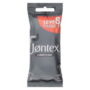 Preservativo Jontex Lubrificado Leve 8 e Pague 6