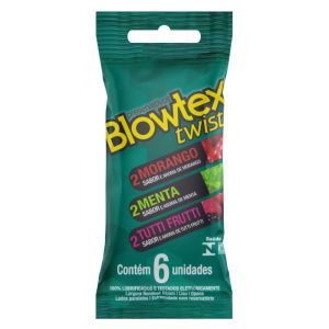 Preservativo Twist com 6 Unidades Blowtex