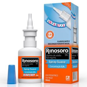 Rinosoro Sic 9mg/mL Frasco Spray com 50mL de Solução de Uso Nasal Infantil