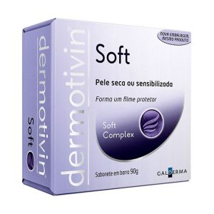 Dermotivin Sabonete Antisep Tico Soft para Pele Normal Ou Seca 90G