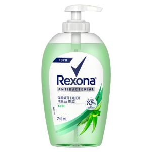 Sabonete Liquido Rexona 250mL para Maos Antibacteriano Aloe Vera