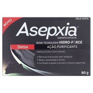 Sabonete Asepxia Detox Barra 80G
