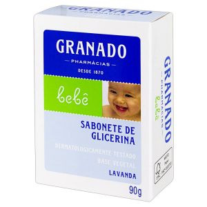 Sabonete de Glicerina Granado Bebê Lavanda Barra 90G