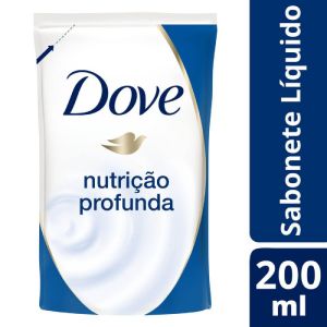 Sabonete Dove Nutrição Profunda Refil Líquido 200mL