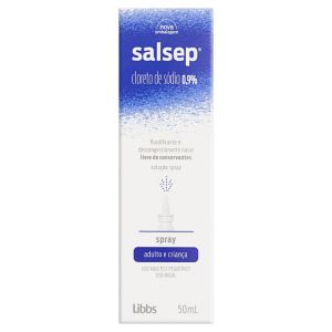 Salsep 9mg/mL Caixa com 1 Frasco Spray com 50mL de Solução de Uso Nasal