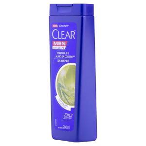 Shampoo Anticaspa Clear Men Controle e Alívio Da Coceira 200 mL Incolor