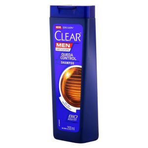 Shampoo Anticaspa Clear Men Queda Control 200 mL Clear