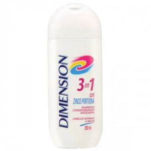 Shampoo Dimension 3 em 1 200mL Normais A Secos*