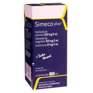 Simeco Plus 120mg/mL + 41,5mg/mL + 7mg/mL Caixa com 1 Frasco com 240mL de Suspensão de Uso Oral
