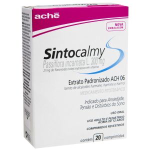 Sintocalmy 300mg Caixa com 20 Comprimidos Revestidos