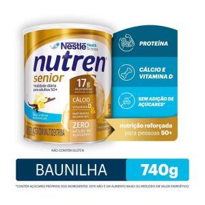 Suplemento Alimentar Nutren Senior Lata Baunilha 740G