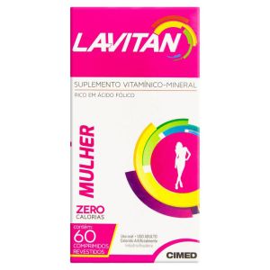 Suplemento Vitamínico Lavitan A Z Mulher com 60 Comprimidos