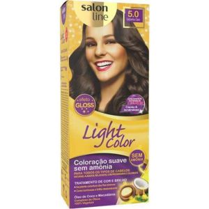 Coloração Salon Line Light Color Profissional 5.0 Castanho Claro
