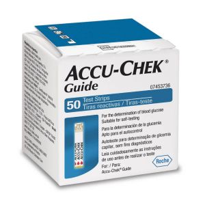 Tiras para Controle de Glicemia Accu Chek Guide 50 Tiras