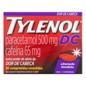 Tylenol Dc 500mg Caixa com 20 Comprimidos