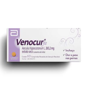 Venocur Fit 263,2mg Caixa Contendo 60 Comprimidos Revestidos de Liberação Retardada