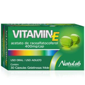 Vitamin e 400mg Caixa com 30 Cápsulas