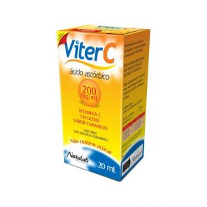 Viter C Solução Oral 200mg/mL Caixa com 1 Frasco Gotejador com 20mL de Solução de Uso Oral