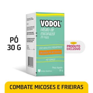 Vodol 20mg Caixa com 1 Frasco com 30G de Pó de Uso Dermatológico